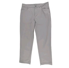 VRST Commuter Chino Pants Athletic Fit 5 Pocket Men's 32x28 Gray Casual Stretch