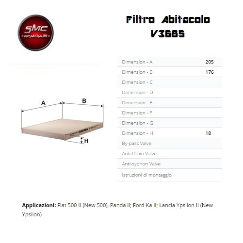 Kit Tagliando 3 Filtri Fiat Bravo 1.4 Gpl 66 Kw - Miniatura 5