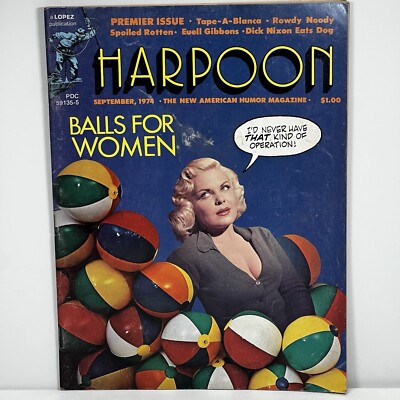 Harpoon Magazine Vol 1 No 1 September 1974 Premier Issue Jim Starlin Al Milgrom