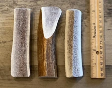 (3 PACK) SPLIT ELK ANTLER PREMIUM CHEWS (4-6") **OREGON ANTLER WORKS**