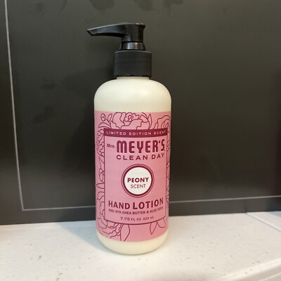 Mrs. Meyer's Clean Day Limited Edition PEONY Hand Lotion 7.75 oz 
