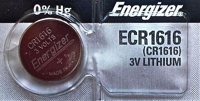 Energizer ECR1616 CR 1616 Lithium 3V Battery Braned New Authorized Seller