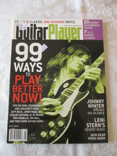 GUITAR PLAYER - MAY 2006 - GUITAR MAGAZINE - LEARN 5 JIMI HENDRIX RIFFS