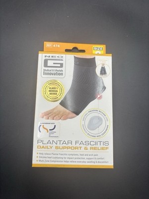 Neo G Plantar Fasciitis Daily Support & Relief - 1 Pair. Size Large