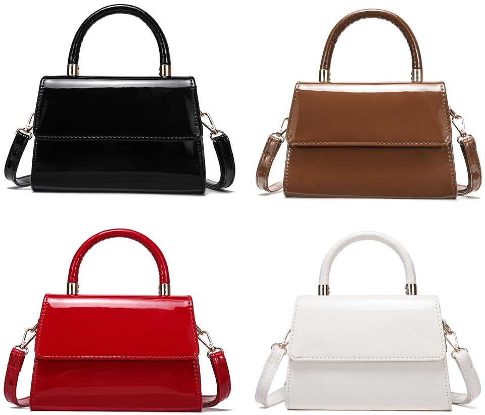 Small Rectangular Purse JHVYF Women's Mini Bag Crossbody Satchel Small Top Handle Purse, Trendy ...