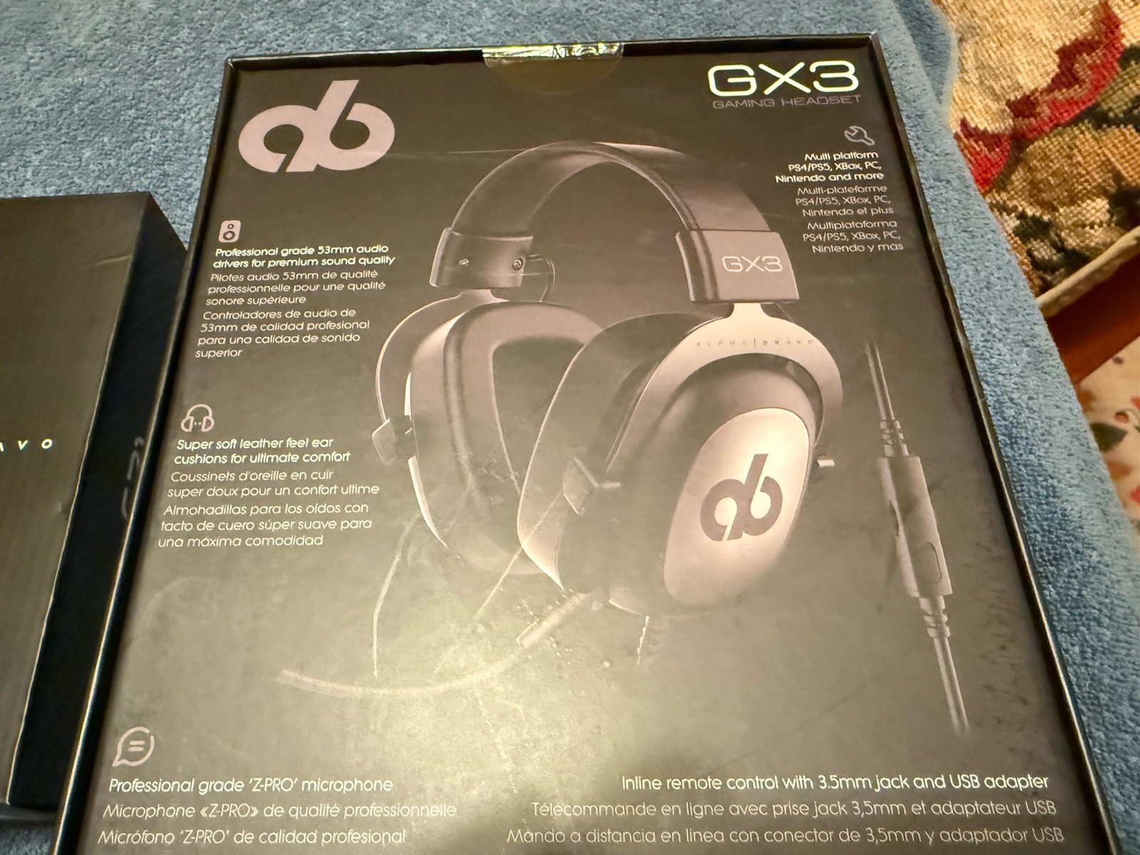 Alpha Bravo GX3 Gaming Headset With Alpha Bravo USB Gaming Mouse