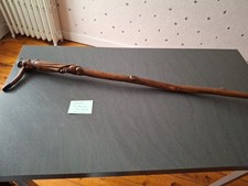 Canne de Marche Ancienne Art Populaire 1910 Environ ( Bois Ancien  Fendue)