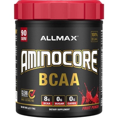 AMINOCORE BCAA Supplement Powder 1 Ounce Promotes Muscle Growth Recovery Energy