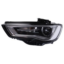 For Audi A3 S3 Headlight Hatchback Xenon Headlamp With Led Drl Passenger Side