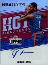 2017-18 Hoops Hot Signatures Rookies #34 Jawun Evans Auto - BSK