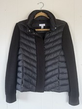 Calvin Klein Black Quilted Puffer Jacket Zip/...