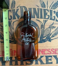 Jack Daniel's 1/2  Pint, Brown Bottle Cork Stopper Style late 1800's/ early 1900