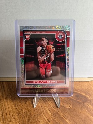 2024-25 NBA Hoops Kyshawn George RC - Impulse Parallel - Wizards