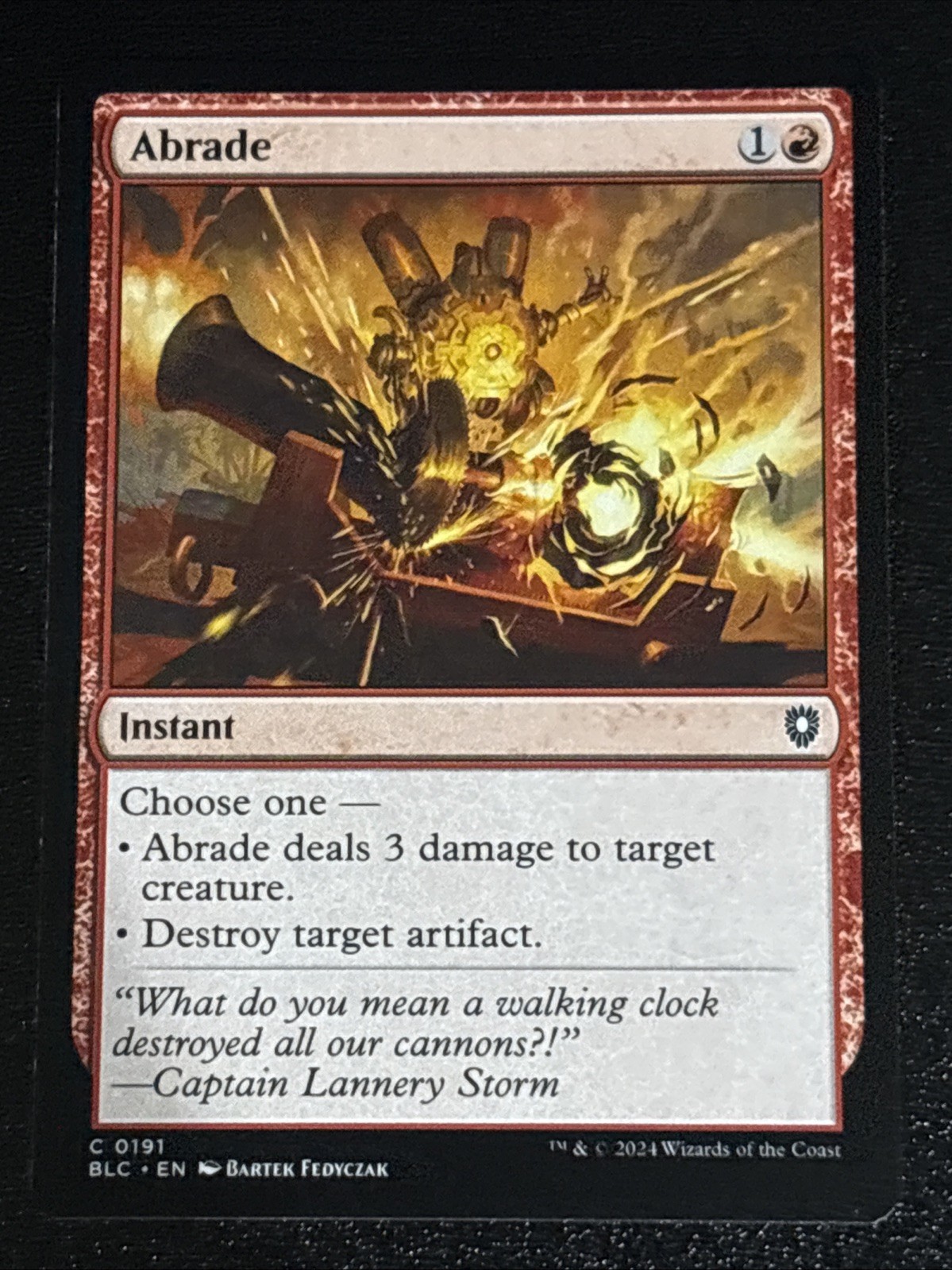 MTG Commander: Bloomburrow Abrade 0191 NM
