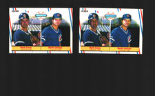 2-1988 Fleer #641 Mark Grace Darrin Jackson MLP Rookie Card RC-NM. rookie card picture