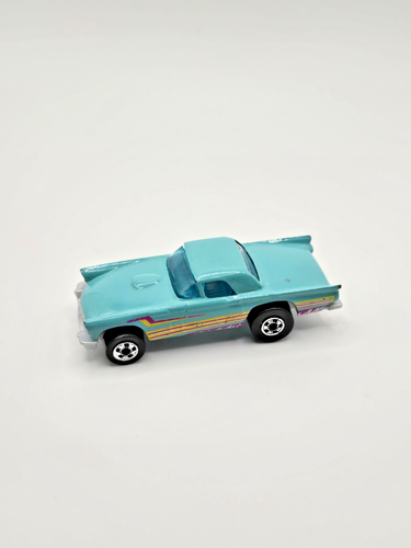 Vtg Hot Wheels Ford T-Bird Thunderbird Teal Die Cast Malaysia (1977) - Picture 3 of 5