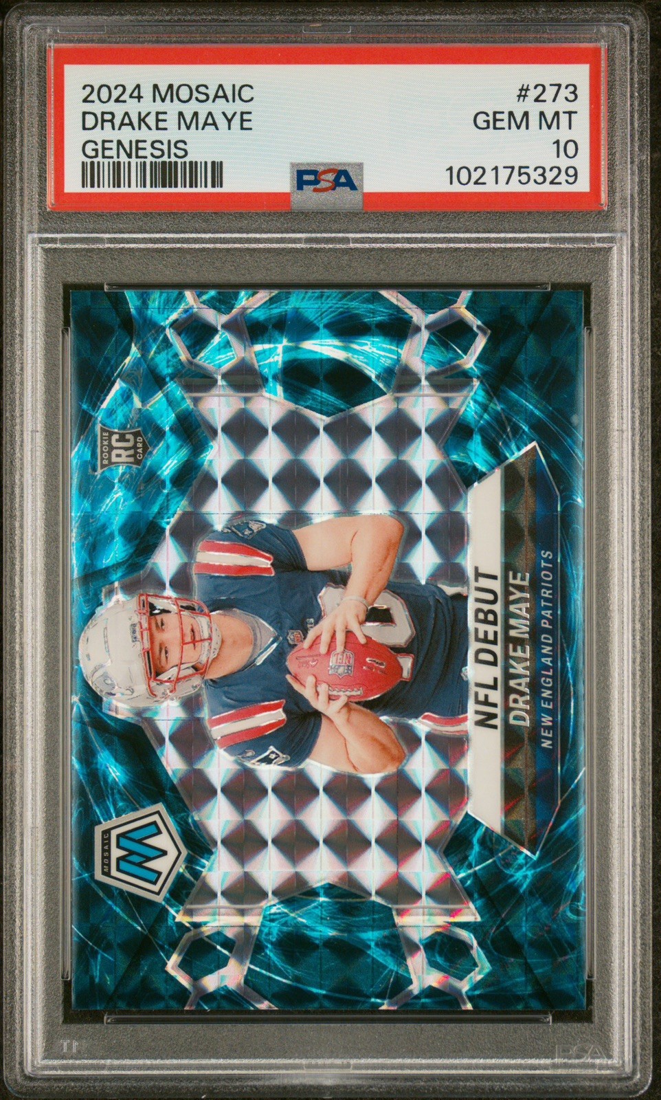 Drake Maye Panini Mosaic #273 Genesis