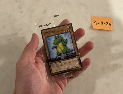 Konami Yu-Gi-Oh! TCG Crocodile CRD-EN001 Promo Monster Card English CROCS Collab