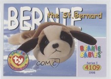 1998 Ty Beanie Babies Series 1 Bernie the St Bernard #52 0b0