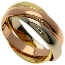 Anillo CARTIER Trinidad #49 Oro Amarillo K18 Oro Blanco K18 Damas [Usado]