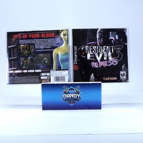 Resident Evil 3 Nemesis CIB W/ Manual - Sega Dreamcast