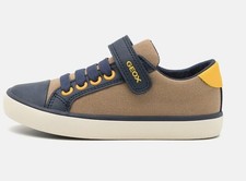 Image of GEOX B-CANVAS AND GEOBUCK TRAINERS SIZE UK 6