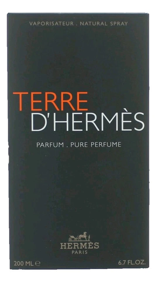 Terre D'Hermes de Hermes, spray de perfume puro de 6,7 oz para hombre Foto 3 de 4