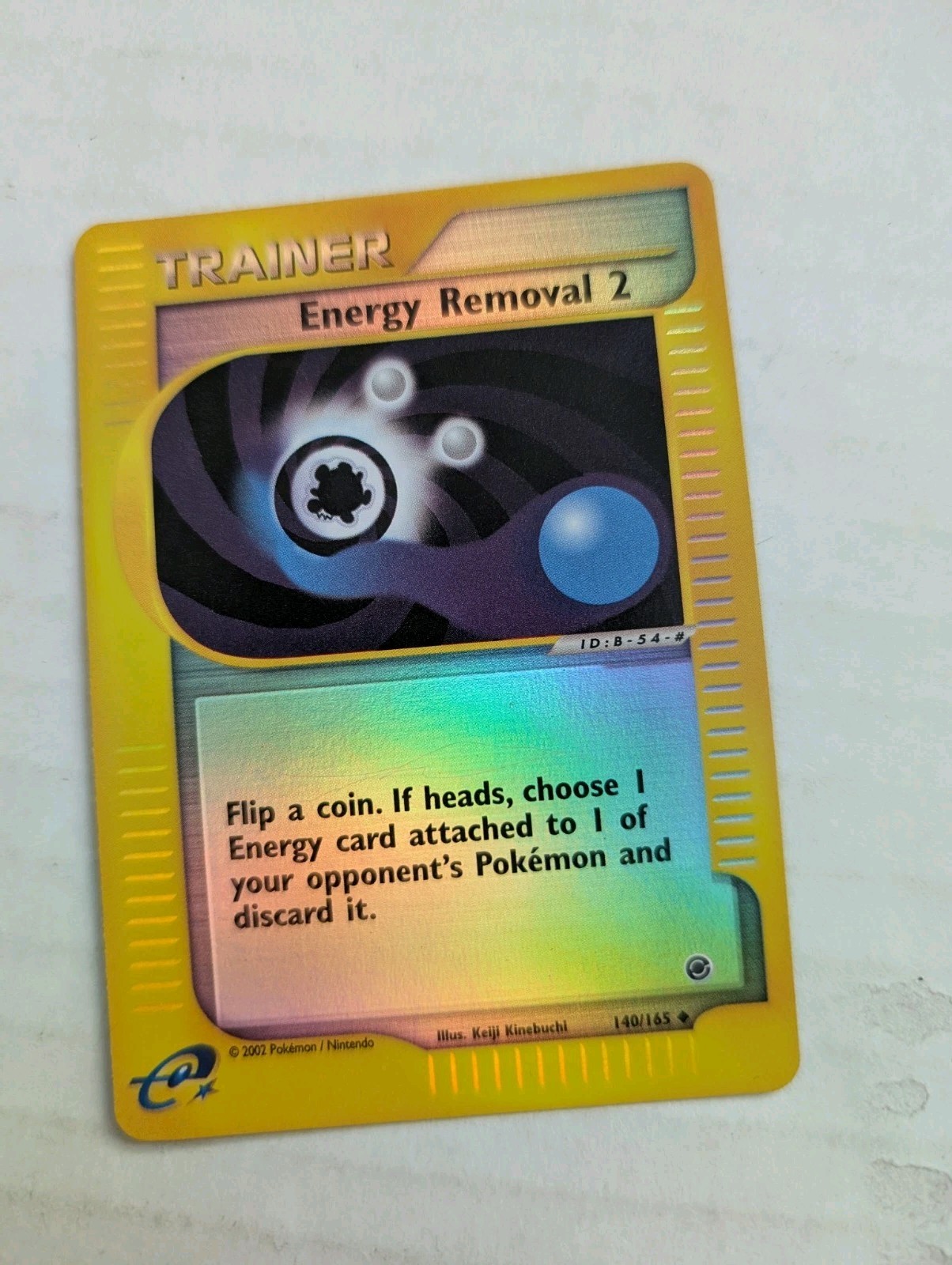 Pokemon Card Energy Removal 2 Expedition Reverse Holo 140/165 - NM