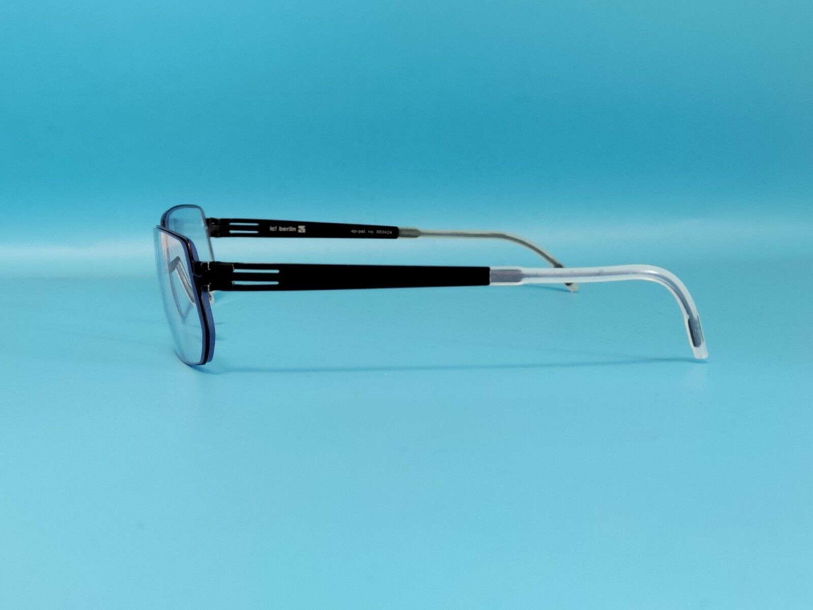 VINTAGE IC! RECTANGULAR GLASSES FRAME SCREWLESS B… - image 12