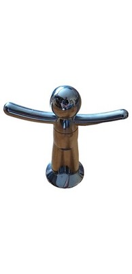 Umbra Buddy Hook Garderobenhaken Kleiderhaken Figur Metall Silber 11 cm