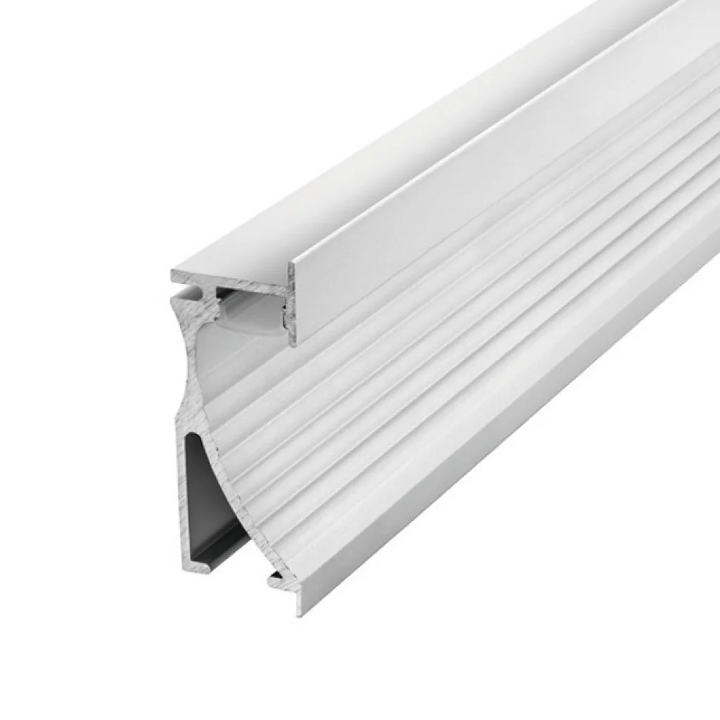 LED Tape Frosted Wall Wash Profile For 25.4mm x 70mm 2m Diffuser Integral
