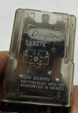 DAYTON 5X827E 12A 120V OCTAL RELAY/ 5X827E