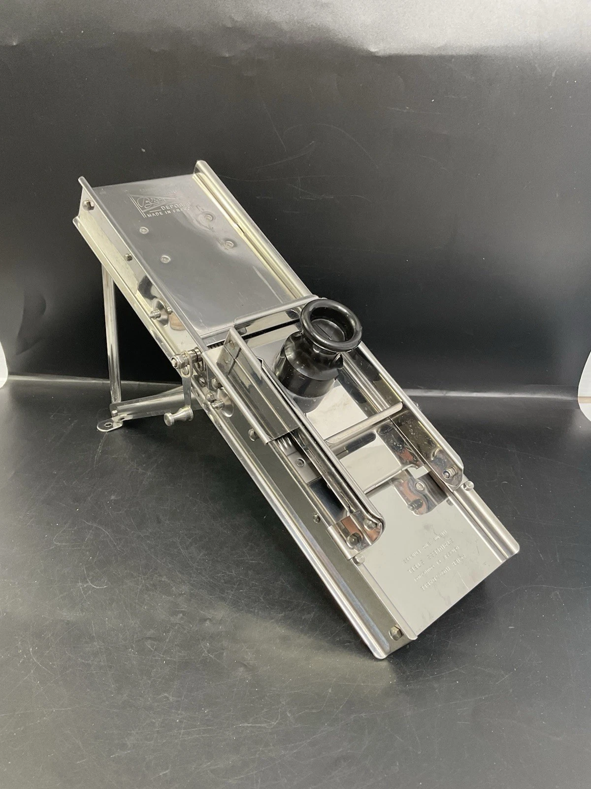 Vintage Bron Coucke Mandoline Chef Pro Food Slicer Stainless Steel France
Opens in a new window or t