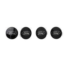 Ford Racing For Car Black And Chrome Wheel Cap