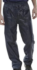 B-DRI WATERPROOF TROUSERS- Navy Over Trousers (Medium)