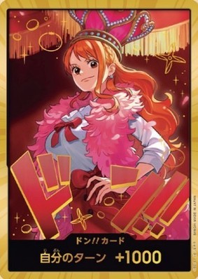 ONE PIECE Card Nami DON !! Card Gold Frame Heroines Edition Japanese
