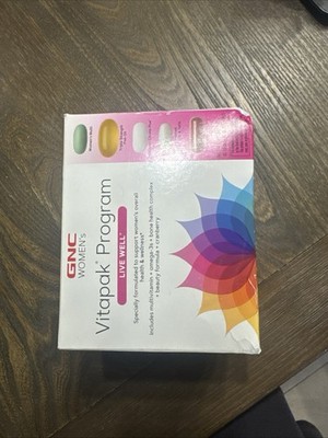 GNC Womens Vitapak Program Health Wellness 30 Day Supply Multivitamin