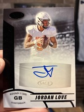 A5 2020 Sage Aspire Auto Jordan Love ASP-44 Black Variant Autographed Rookie