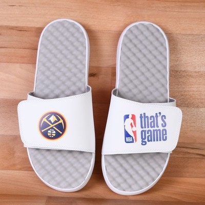 Islide Mantra Denver Nuggets/NBA slides Men's size 14/15-White