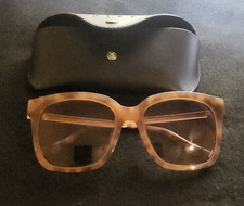 Nice Diff Bella PL-WG10 Brown Tortoise/Gold Polarized Sunglasses W/Case Great