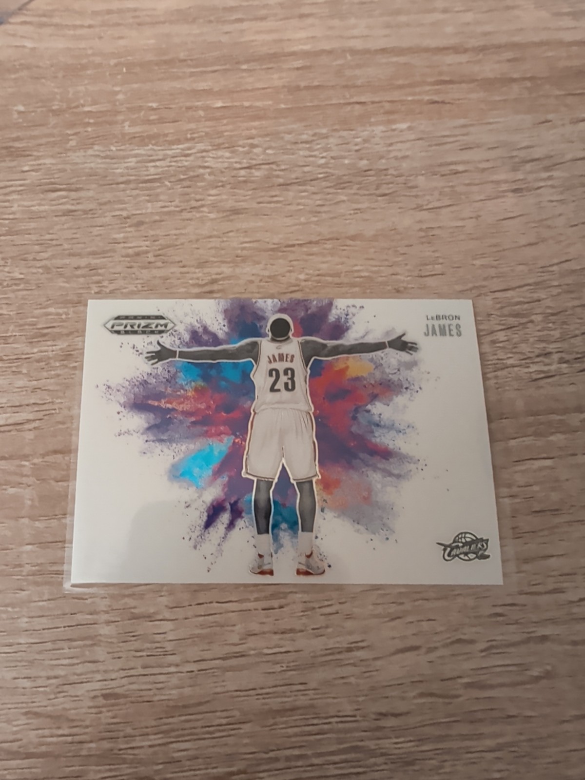 2024 Panini Prizm Black Lebron James Color Blast Case Hit Cavaliers Chalk Toss