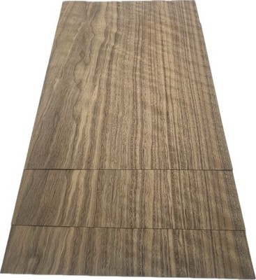 Walnut Figured Wood Veneer: 3 Sheets 1/45'' Thick  ( 15'' X 12''  ) 3.5 Sq Ft