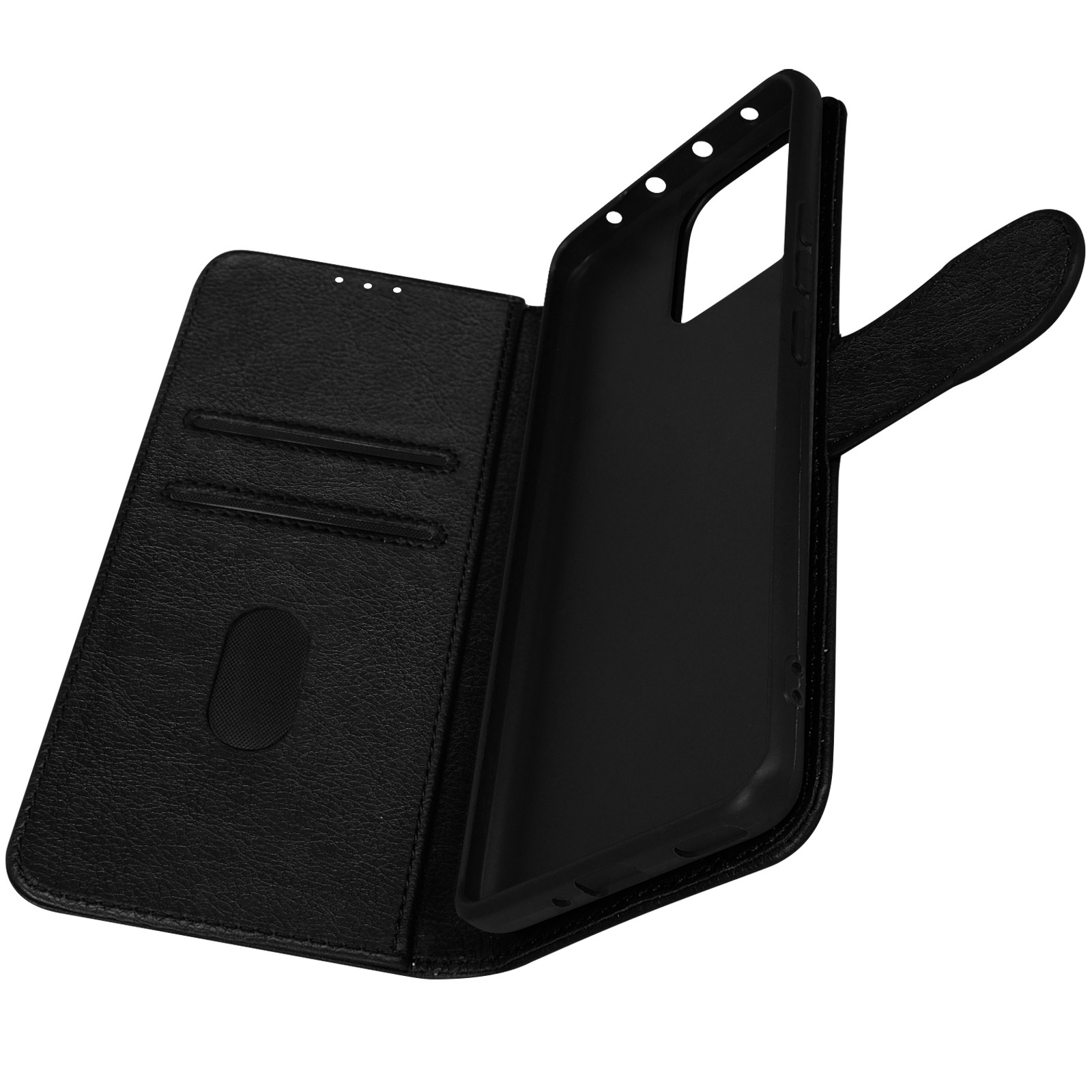 Housse Redmi 13 anti chocs avec clapet portefeuille et support vidéo intégré