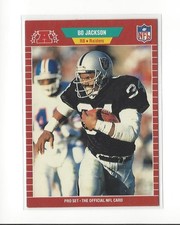 Bo Jackson cards (1989-2019) Raiders Auburn - You Choose