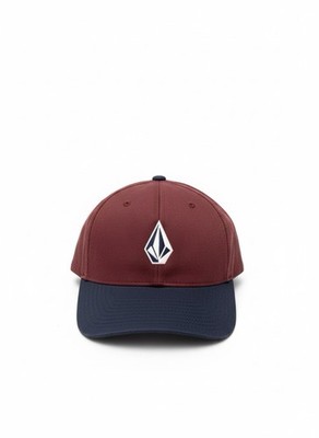 Maroon Volcom Men's S/M Men's Flexfit  Hat Baseball Cap