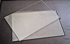 2 DIN A4 PLEXIGLAS PLAKATTASCHE WERBESCHILD HALTER PREISSCHILDER GELOCHT