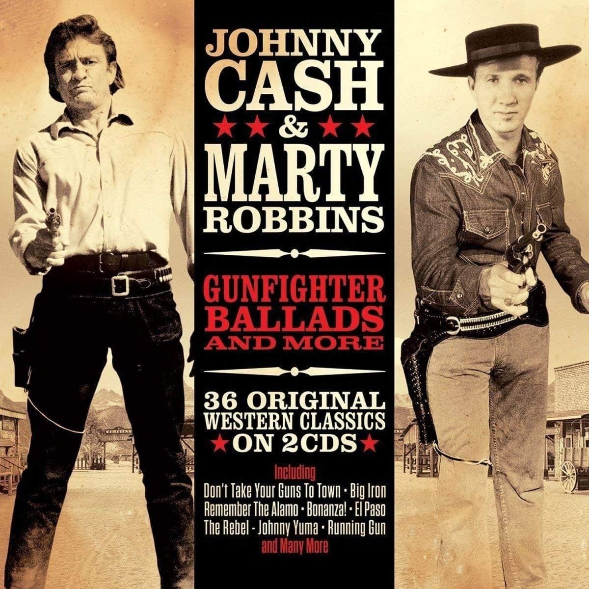 Johnny Cash & Marty Robbins / Gunfighter Ballads & More (2 CD) **NEW**