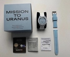 Omega x Swatch MoonSwatch Mission to Uranus S033L100 Speedmaster Full Set