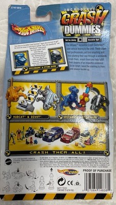 Hot Wheels Incredible Crash Dummies Speedround & Stink Bomb Action