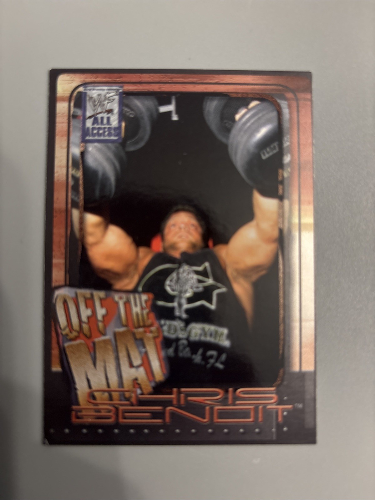 2002 Fleer WWF All Access Off The Mat Chris Benoit #56